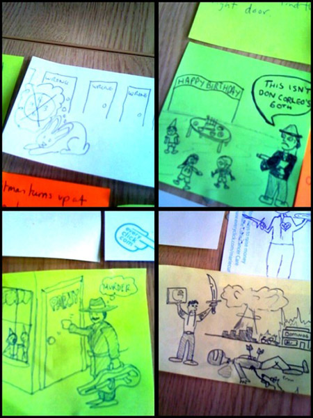 Post-it note game three